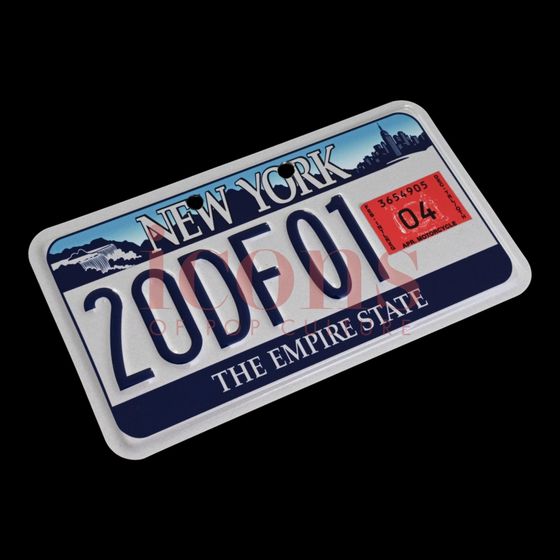 Madame Web — Custom-Made Motorcycle License Plate