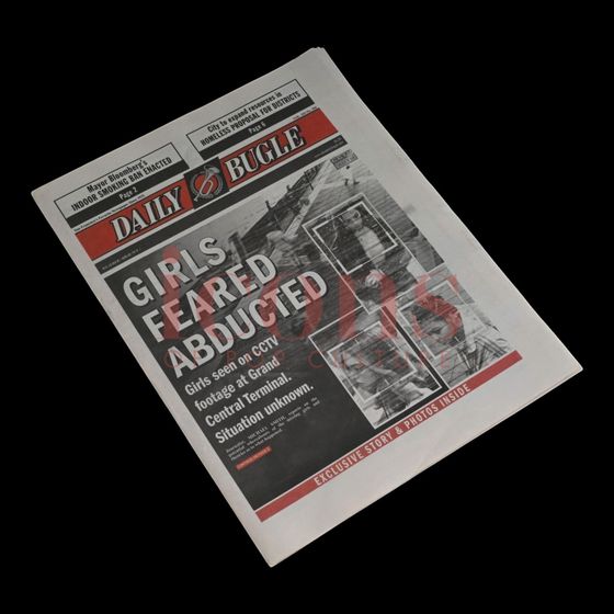 Madame Web — "Daily Bugle" Newspaper
