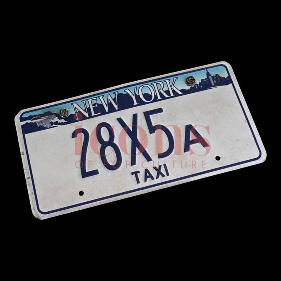 Madame Web — Cassandra Webb's (Dakota Johnson) Stolen Taxi License Plate