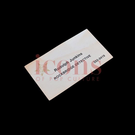Christine — Rudolph Junkins's (Harry Dean Stanton) Business Card