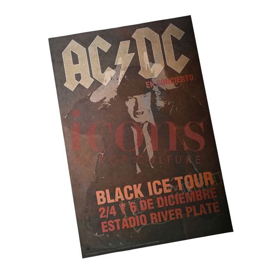 Posters — Black Ice Tour Promotional Poster