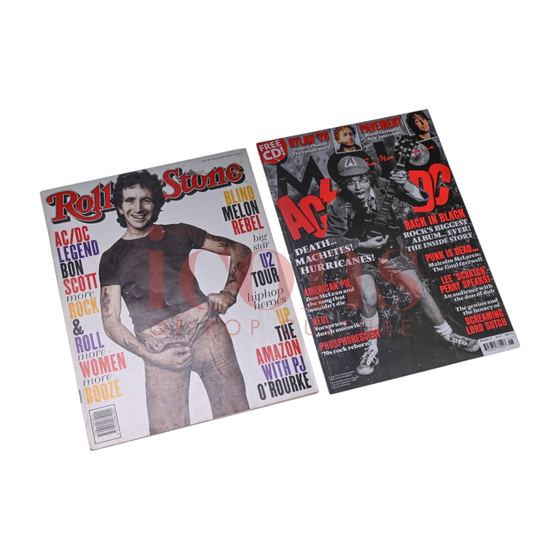 Programs & books — Two AC/DC Magazines
