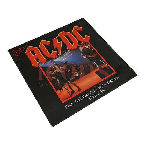 Records — Rock and Roll Ain't Noise Pollution / Hells Bells - 1980 UK 12-Inch Single