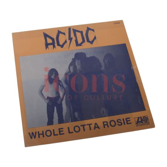 Records — Whole Lotta Rosie 7" Belgium Single