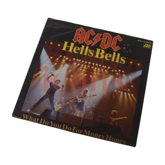 Records — Hells Bells German 7" Single