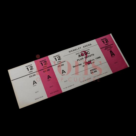 Tickets & passes — Wembley Arena Concert Ticket