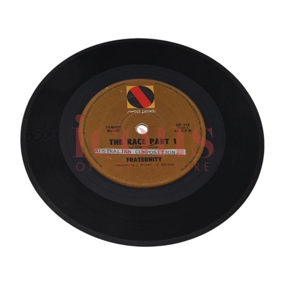 Records — Fraternity - 7" Single The Race Part 1 / The Race Part 2