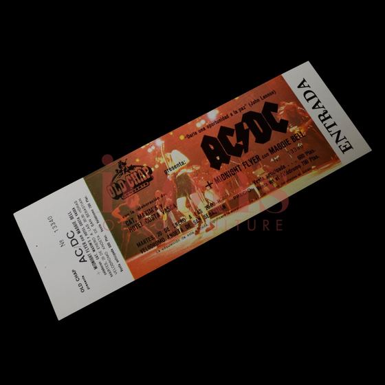 Tickets & passes — 1981 San Sebastian Concert Ticket
