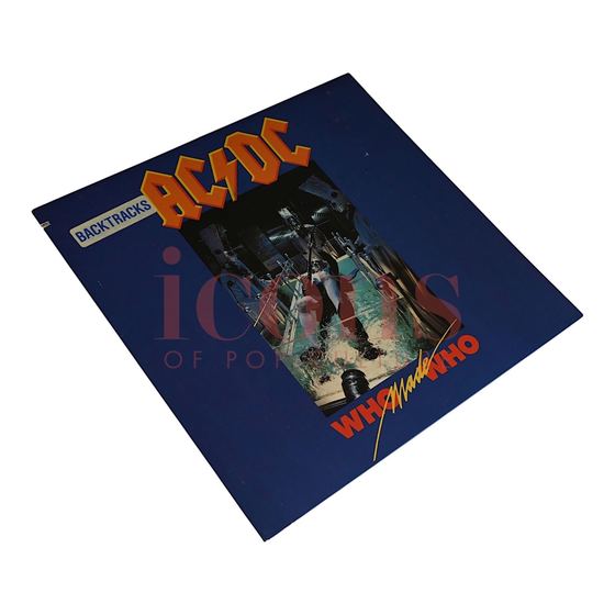 Records — Who Made Who - 1986 U.S. Promotional 12-Inch Vinyl Single