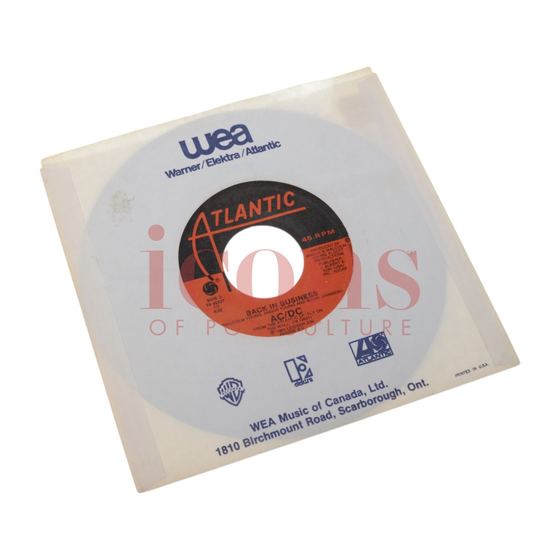 Records — Danger Canadian 7" Single Misprint