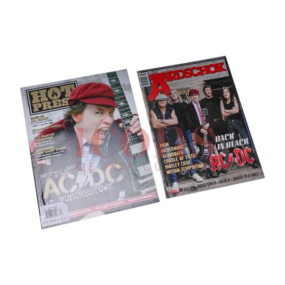 Programs & books — Two AC/DC Magazines