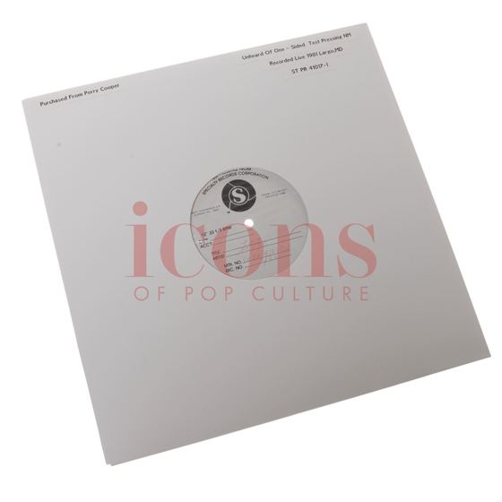 Test pressings — Test Pressing "T.N.T." 1981 Largo, MD Live Recording