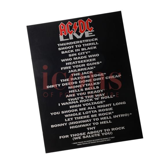 Posters — Live Promotional Poster