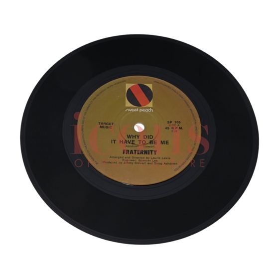 Records — Fraternity - 7" Single Why Did It Have To Be Me / Question