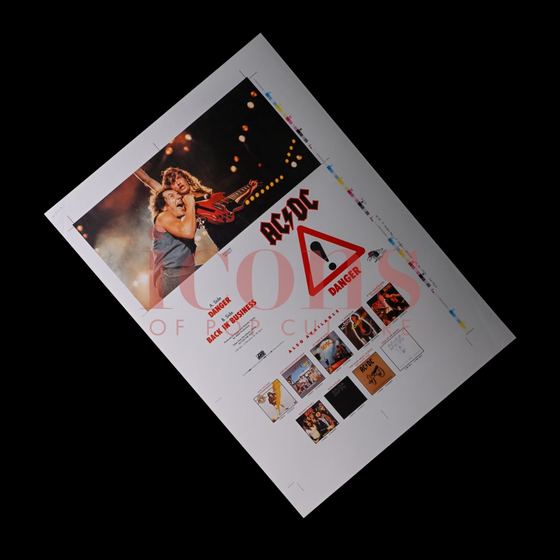 Printer's proofs — Danger 7" Single Fold-Out Cover Printer's Proof