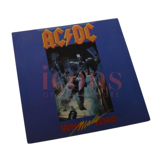 Records — Who Made Who UK 7" Single