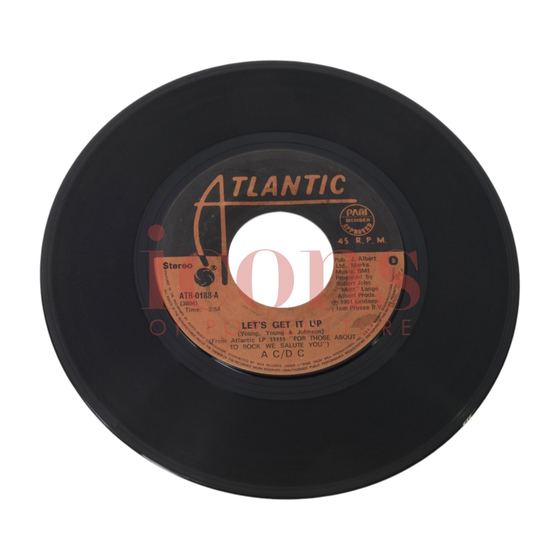 Records — Let's Get It Up Philippines 7" Single