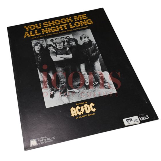 Paperwork — "You Shook Me All Night Long" Original Sheet Music
