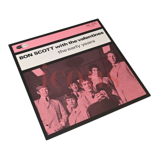 Records — The Valentines - Bon Scott with The Valentines - The Early Years LP