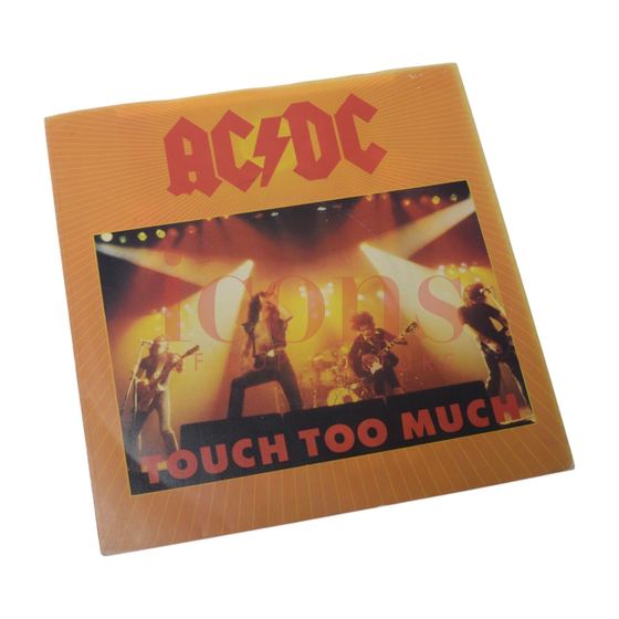 Records — Touch Too Much 7" Single UK Misprint