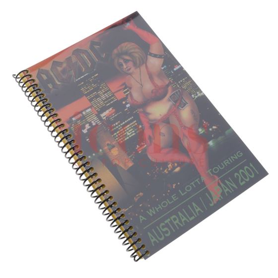 Paperwork — "Stiff Upper Lip" World Tour 2001 Itinerary