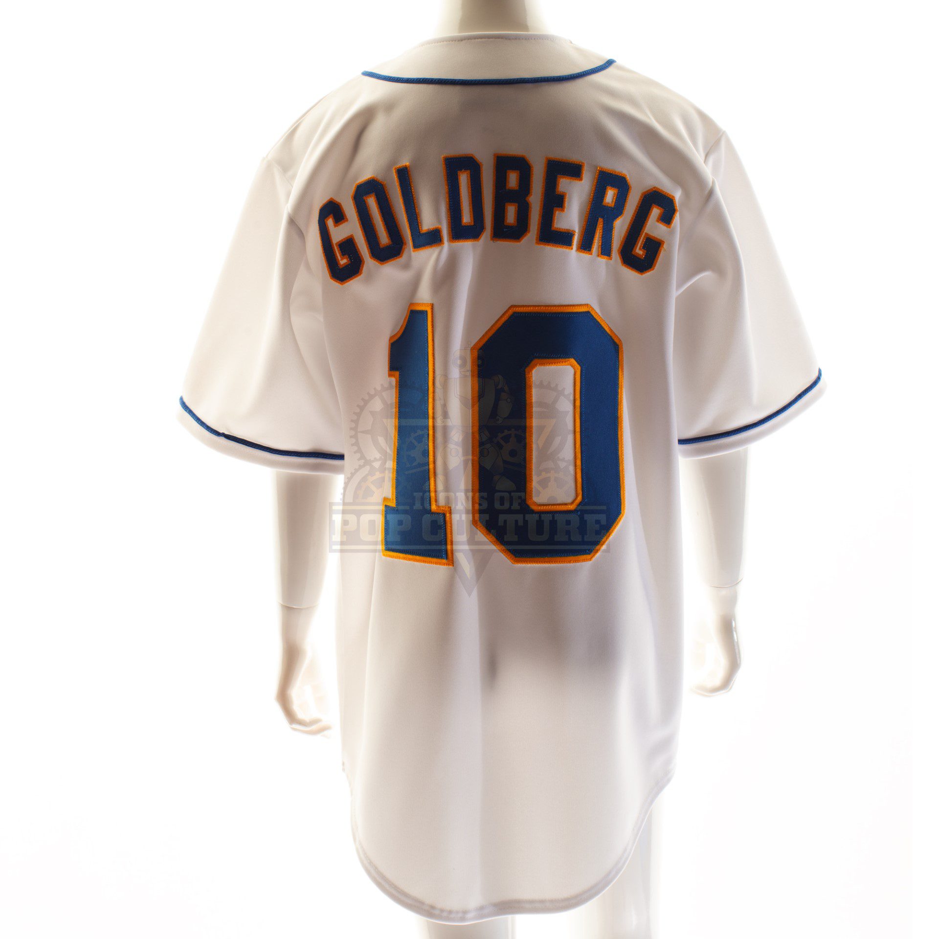 A Back Of A White Jersey