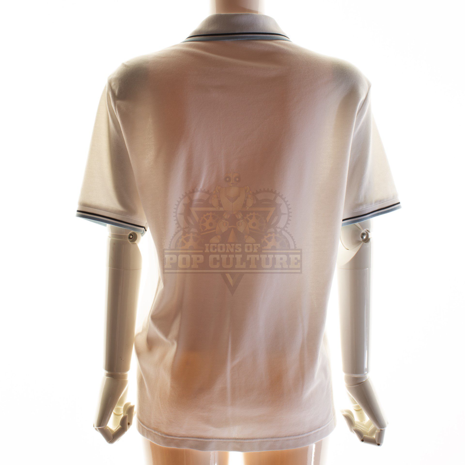 A Back Of A White Shirt